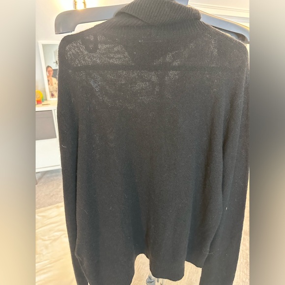 %100 Cashmere Designer Reformation Jeans Turktleneck Sweater - Picture 13 of 13